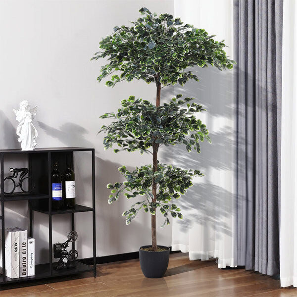 Livingandhome Artificial Zamioculcas Decorative Plant 185cm, UK version