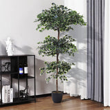 Livingandhome Artificial Zamioculcas Decorative Plant 185cm, UK version