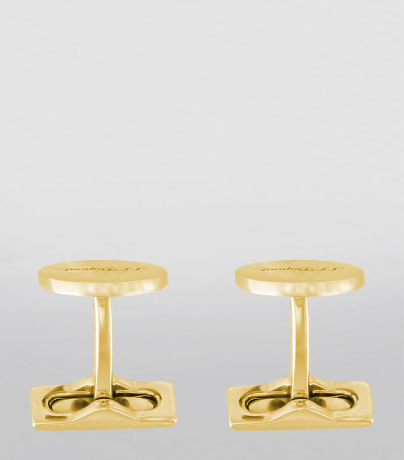 S.T. Dupont cufflinks with engraved logo, imported from the UK