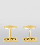 S.T. Dupont cufflinks with engraved logo, imported from the UK