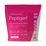 Holland & Barrett So Body Co Peptigen+ Multi Collagen Types I, II, III, V, X & Undenatured Type II 10g 30 Servings- Buy online at McGrocer