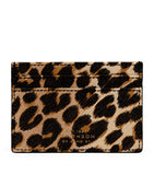 Smythson leather card holder Panama cross-grain (British brand)