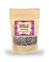Holland & Barrett Holly Botanic Immune Tisane Blackcurrant & Elderberry Herbal Tea 40 Cup Loose- Buy online at McGrocer