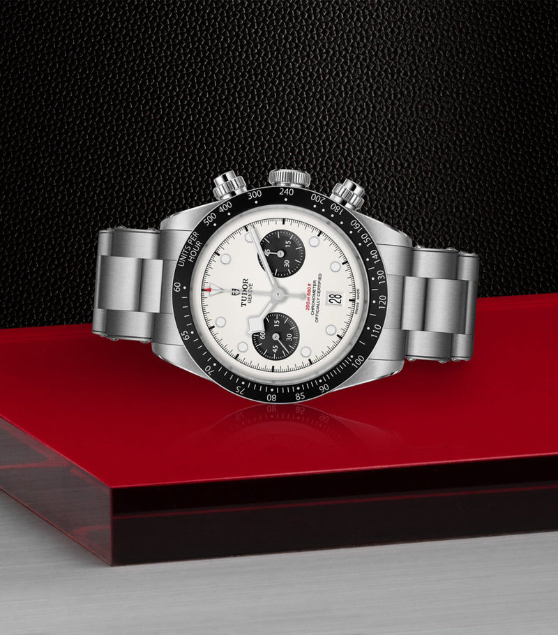 TUDOR Black Bay Chrono stainless steel watch 41mm (British brand)