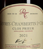 Rossignol Trapet Gevrey-Chambertin Premier Cru 2021 red wine 75cl, imported from the UK