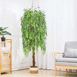 Livingandhome artificial willow tree 180cm, UK version