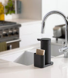 Simplehuman large sensor soap dispenser with caddy (British brand)