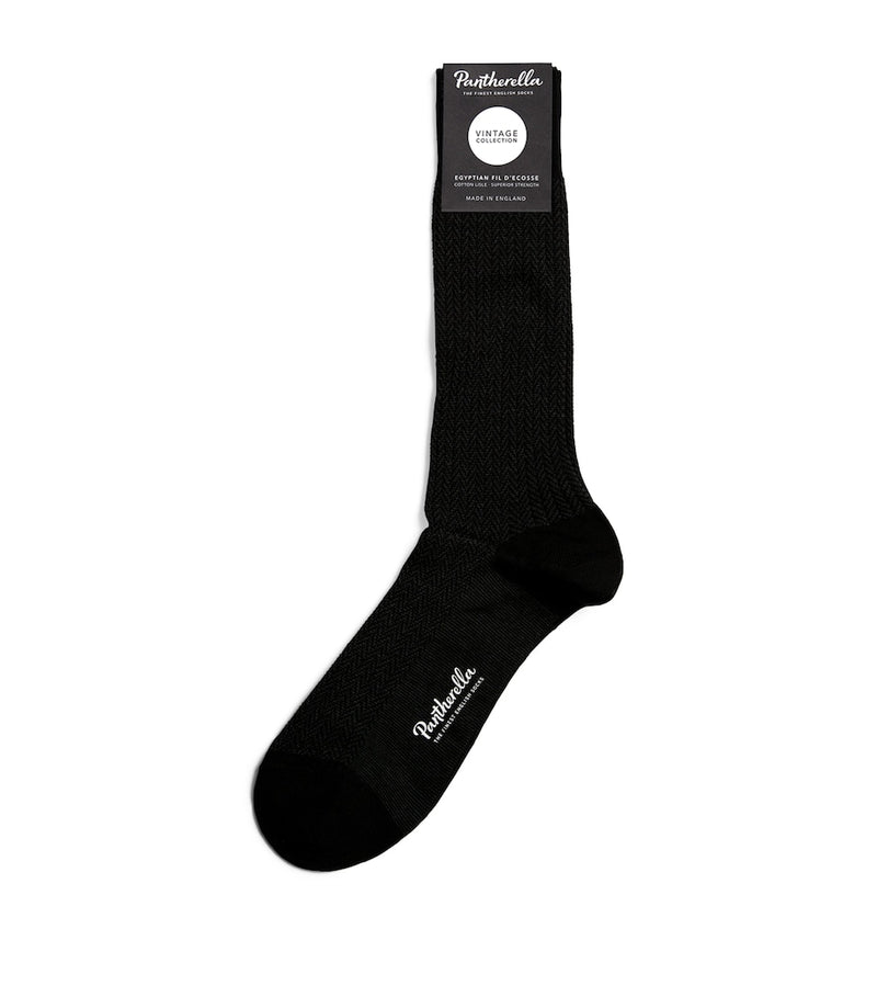Pantherella cotton herring socks for men - British product