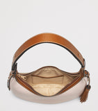 Aspinal of London small leather Soho Crescent shoulder bag, UK version