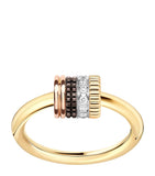 Boucheron Quatre Classique ring mixed gold and diamond - British product