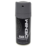 Denim Body Spray Black 150ml, imported from the UK