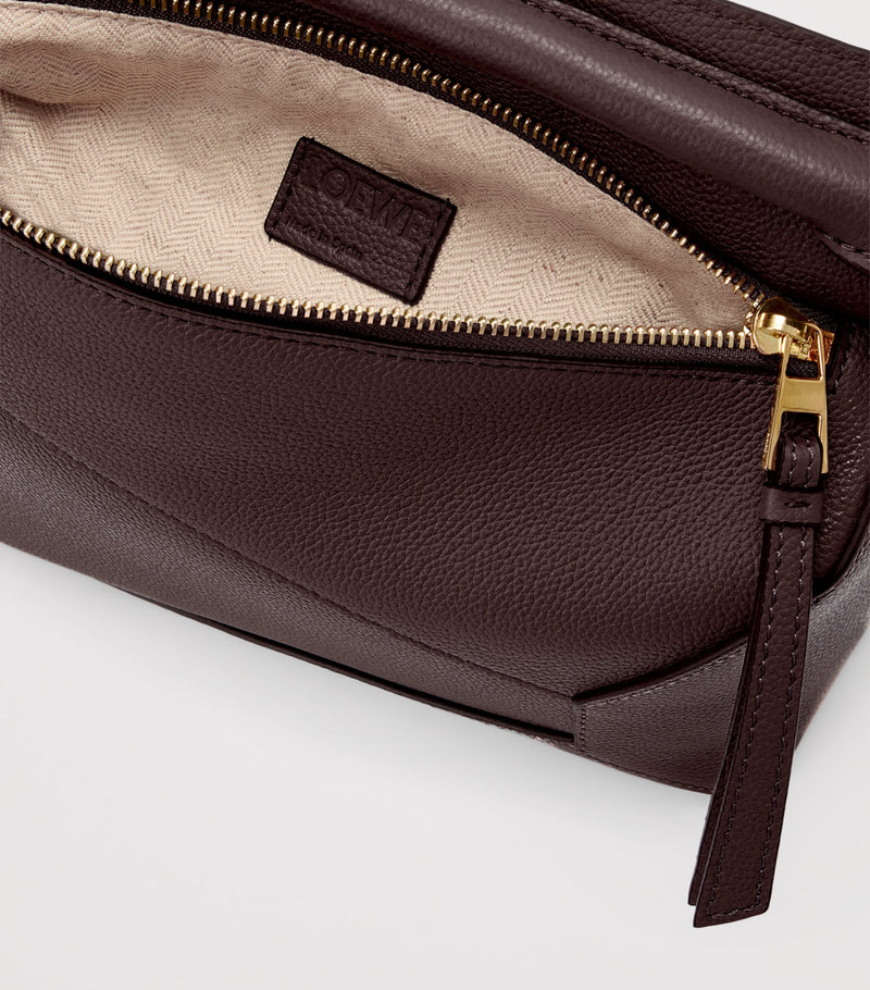 LOEWE small leather Puzzle Edge top-handle bag (British brand)