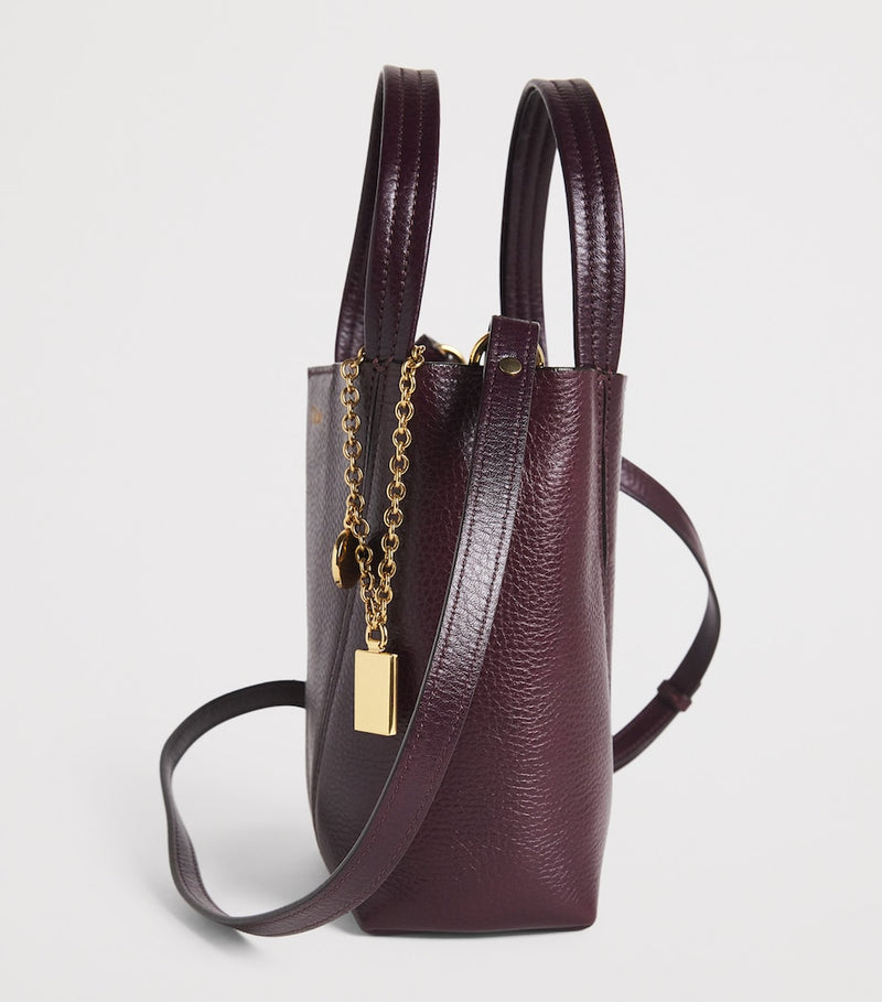 Chloé small leather Spin tote bag - British product