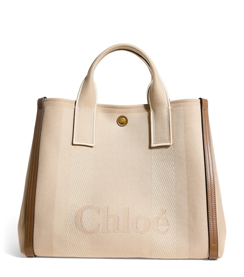 Chloé canvas carry tote bag medium - British product