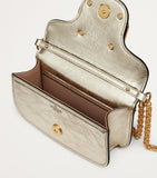 Valentino Garavani small leather Locò shoulder bag, imported from the UK