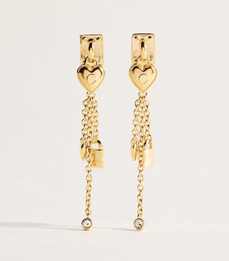 Chloé Mini Paddington drop earrings, imported from the UK