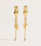 Chloé Mini Paddington drop earrings, imported from the UK