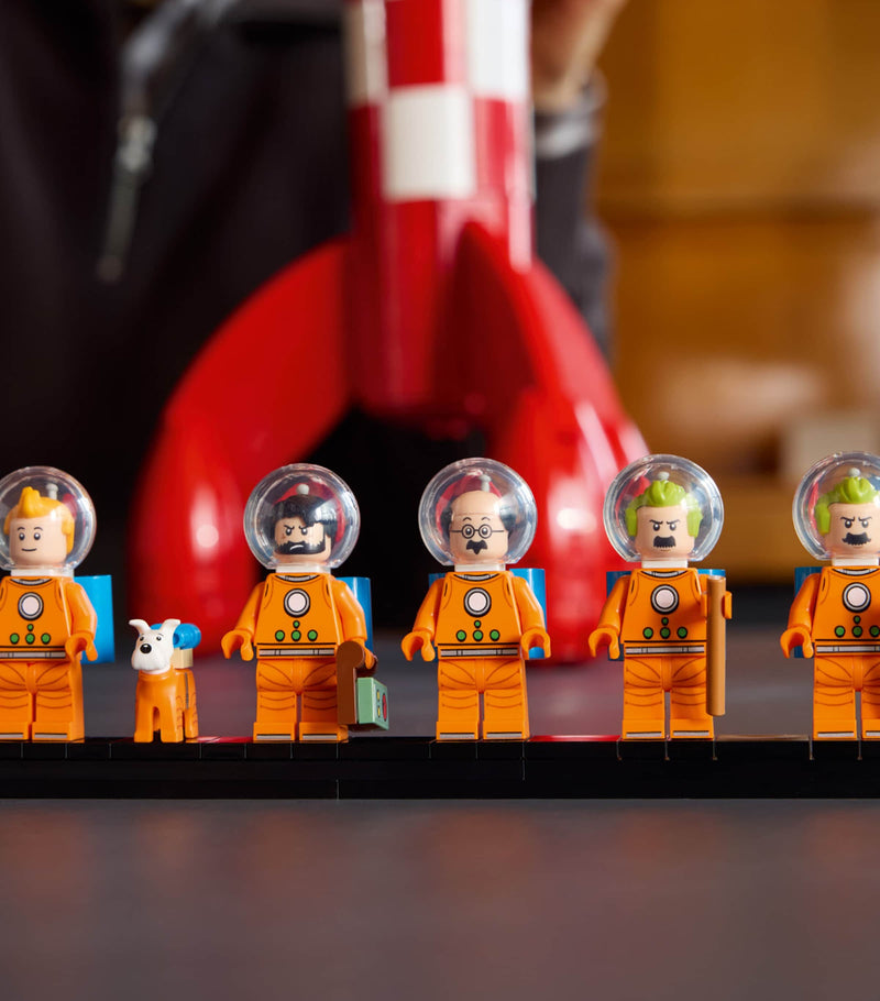 LEGO Ideas Tintin Moon Rocket building model kit, UK version
