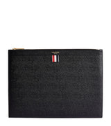 Harrods Thom Browne Medium Leather Pouch- Buy online at McGrocer