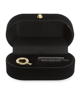 Harrods Moleskine Gold-Plated Q Notebook Charm- Buy online at McGrocer