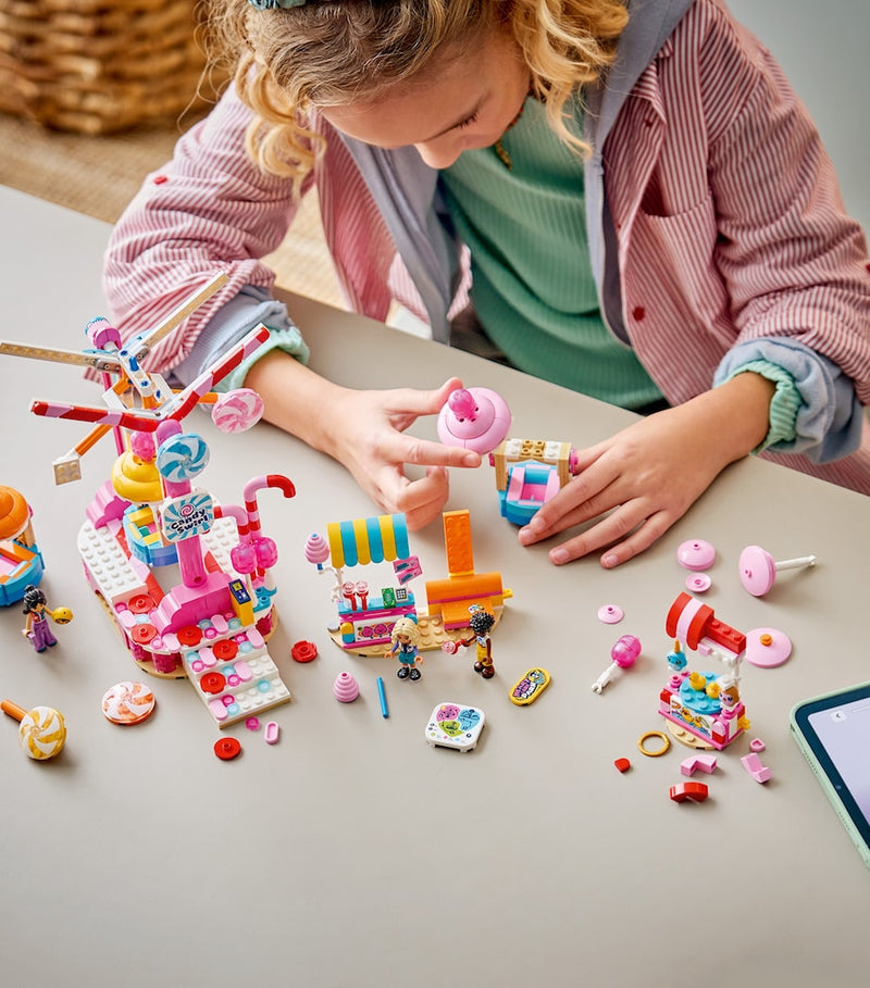 Lego Friends Candy & Cupcake Ferris Wheel building set, imported from the UK