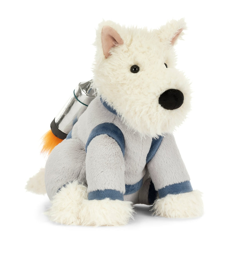 Jellycat Munro Scottie Dog space outfit 23cm, imported from the UK