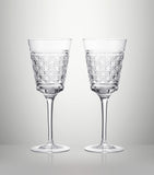 Waterford set of 2 crystal red wine goblets 384ml (British brand)