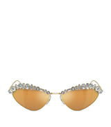 Harrods Swarovski Crystal-Embellished Cat-Eye Sunglasses- Buy online at McGrocer