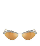 Swarovski crystal-embellished cat-eye sunglasses - British product