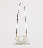 Jimmy Choo small perforated leather cinch shoulder bag - British product