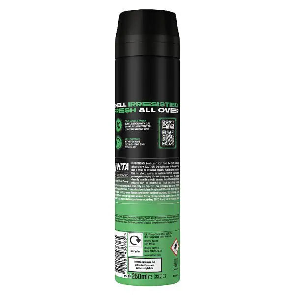 Lynx Jungle Fresh body spray 250ml, imported from the UK