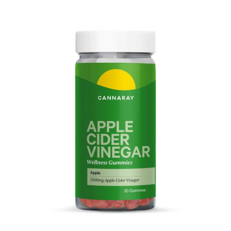 Cannaray apple cider vinegar gummies apple flavour 30 count, imported from the UK