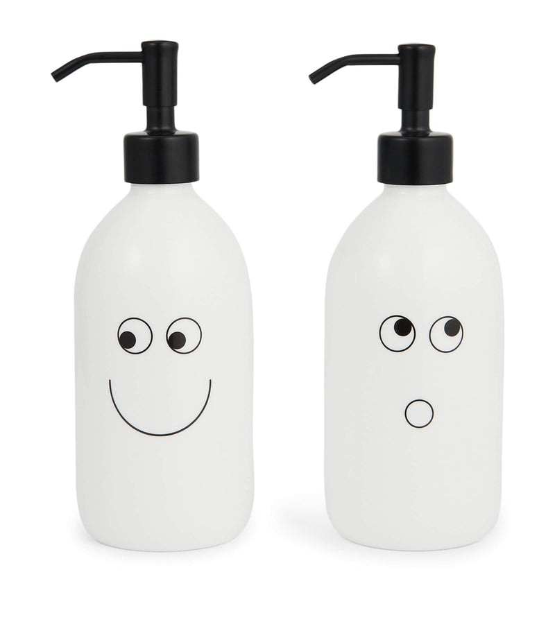 Anya Hindmarch bone china hand and body wash dispenser set - British product