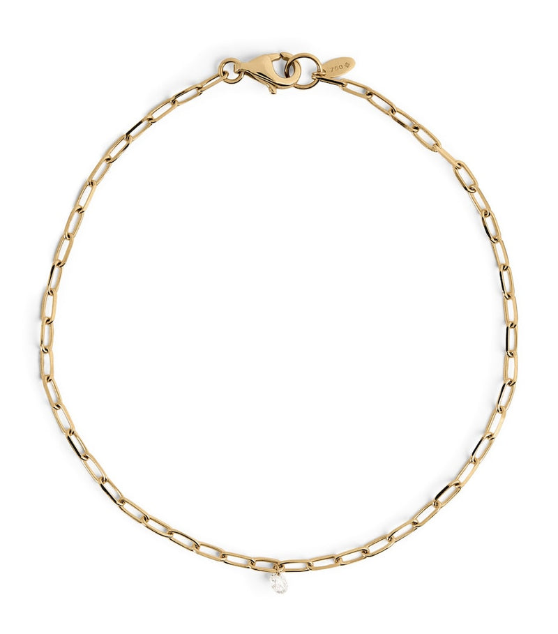 Persée Danaé yellow gold diamond bracelet (British brand)
