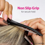 Brushworks no crease sectioning hair clips pack of 6, UK version