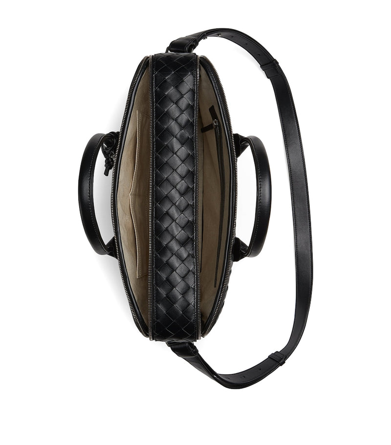 Bottega Veneta Intrecciato leather briefcase - British product