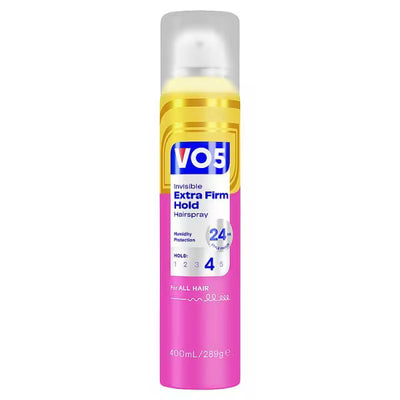 Superdrug VO5 Extra Firm Hold Hairspray 400ml- Buy online at McGrocer