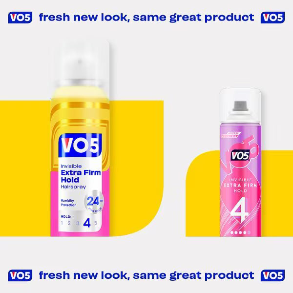 VO5 Extra Firm Hold Hairspray 400ml (British brand)