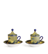 Harrods Ginori 1735 Oriente Italiano Citrino Espresso Set- Buy online at McGrocer