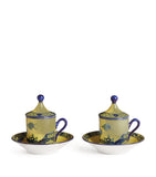 Ginori 1735 Oriente Italiano Citrino espresso set, imported from the UK