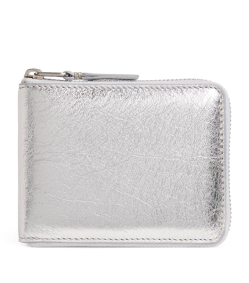 Comme des Garçons zipped leather wallet with card slots - British product