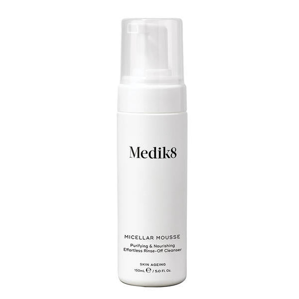 Medik8 Micellar Mousse Cleanser 150 ml, imported from the UK