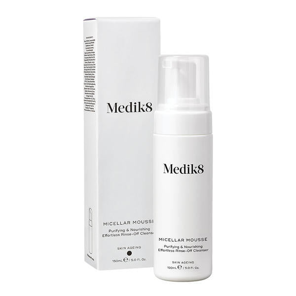Medik8 Micellar Mousse Cleanser 150 ml, imported from the UK