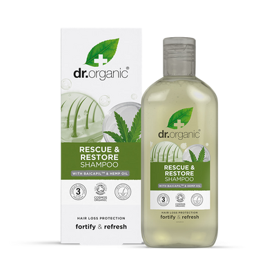 Dr Organic Hampolje Rescue & Restore Sjampo 265ml