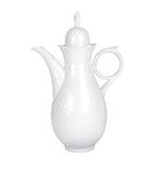 Meissen porcelain coffee pot 1.3L wave relief design (British brand)