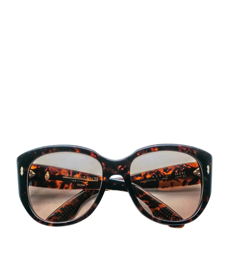 Jacques Marie Mage Roxy round sunglasses, imported from the UK