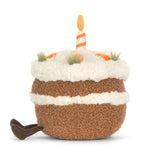 Jellycat Carrot Cake soft toy 15cm, UK version