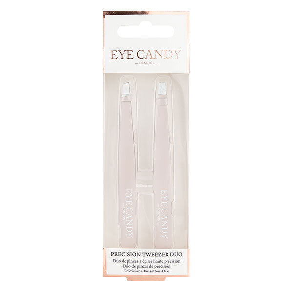 Eye Candy Precision Tweezer Duo stainless steel, imported from the UK