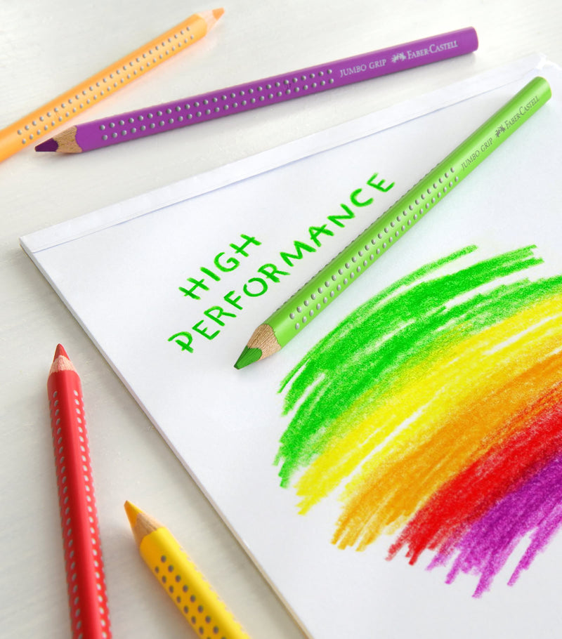 Faber-Castell Jumbo Grip colour pencil set - British product