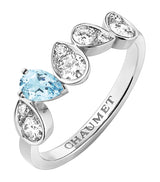 Harrods Chaumet Joséphine Ronde d'Aigrettes Diamond and Aquamarine Ring- Buy online at McGrocer